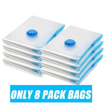 Quilt Vacuum Storage Bag Exhaust Valve Compression Clothes - Mubimart