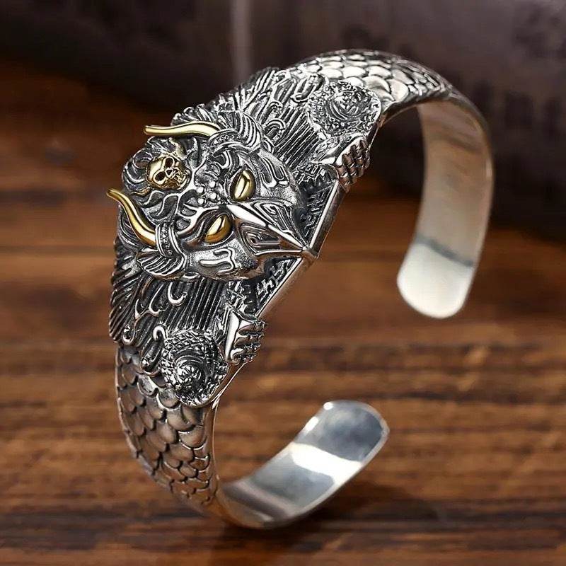 Mens Vintage Personalized Dominant Roc Bracelet - Mubimart
