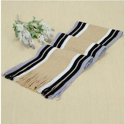 Autumn and winter fringed men's scarves - Mubimart
