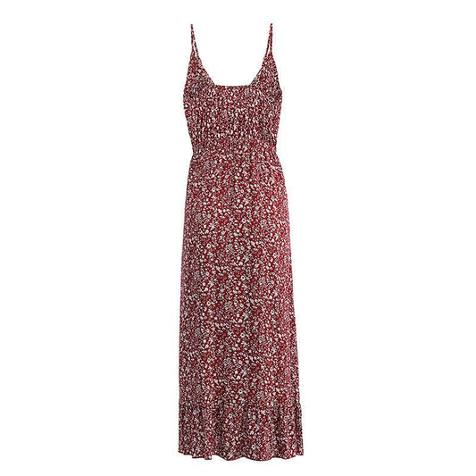 Bow floral camisole dress - Mubimart