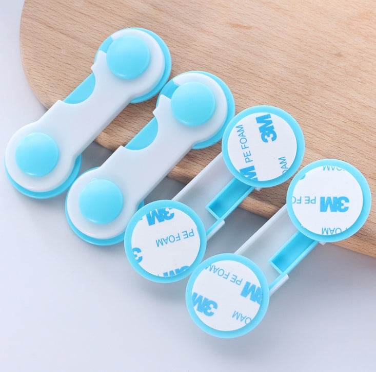Children''s Anti-opening Drawer Lock Multi-function Baby Anti-clip Hand Cabinet Lock Refrigerator Baby Safety Protection Equipment - Mubimart