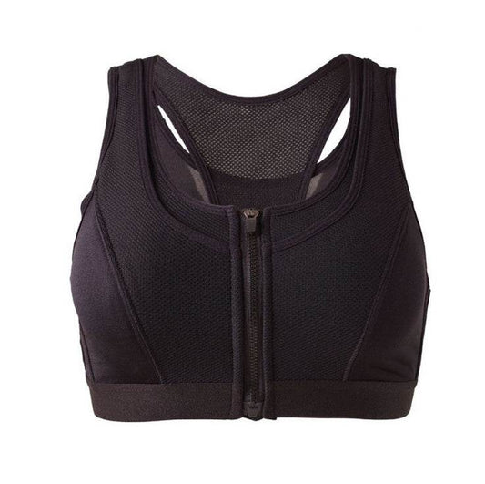 Fitness sports shirt bra sports Yoga women Zipper sports vest Bra Top women sport bra running Sexy 6603 - Mubimart