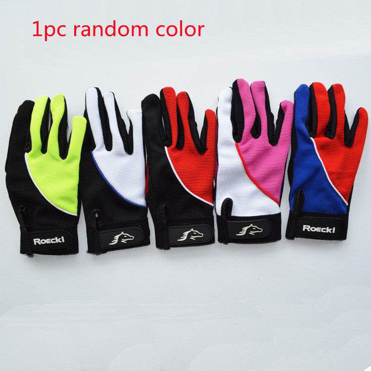 Professional Equestrian Gloves Children Adult Gloves Equestrian Gloves Special Gloves - Mubimart