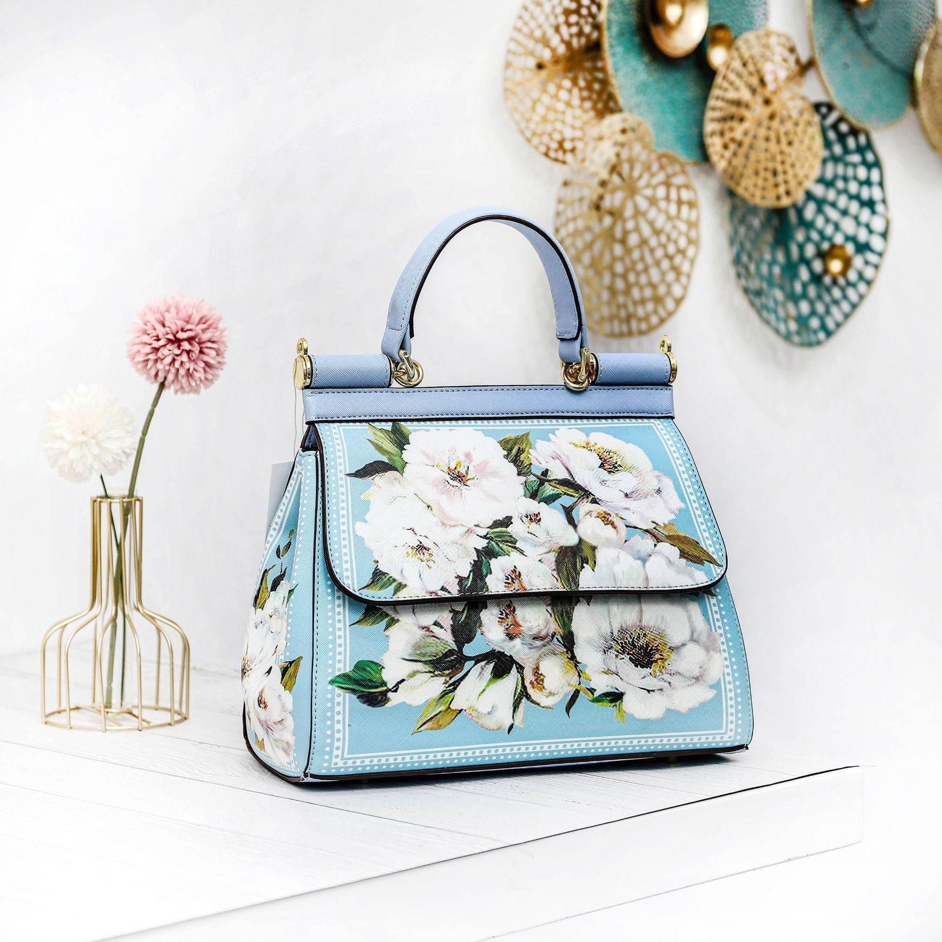 fashiion DG Ladies Bag Printing Handbag Box Designer Bag - Mubimart