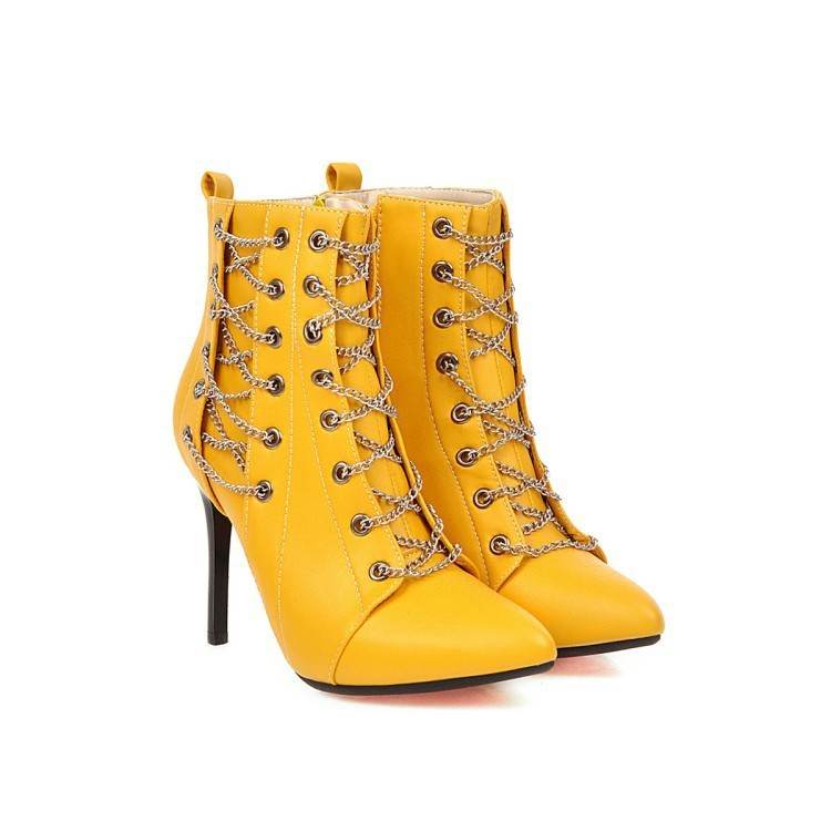 Pointed stiletto boots - Mubimart
