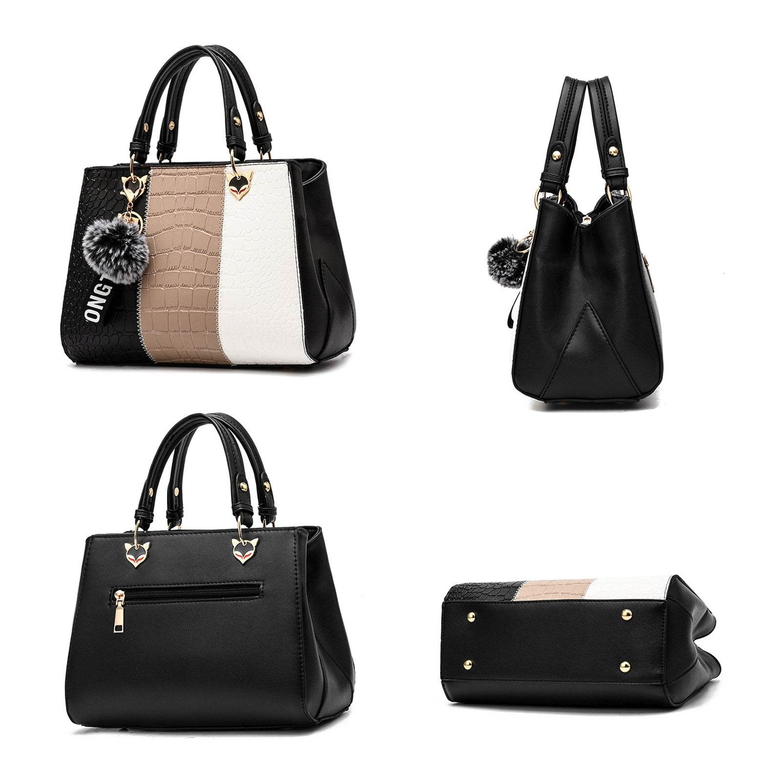 Wave Women Handbags Messenger Bag Ladies Elegant Shoulder Women Tote Bag For Women Lady - Mubimart