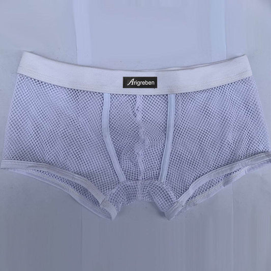 Men's Mesh Breathable Boxer Briefs - Mubimart