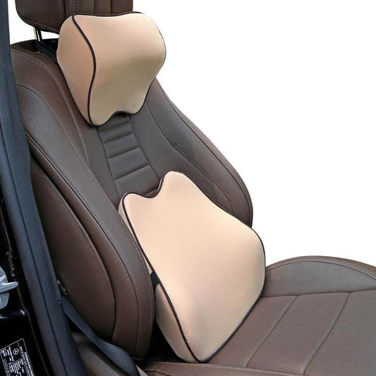 Car Lumbar Support Lumbar Cushion Memory Foam - Mubimart
