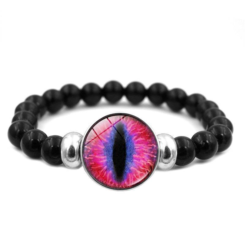 Dragon Eye Time Gemstone Beaded Bracelet - Mubimart