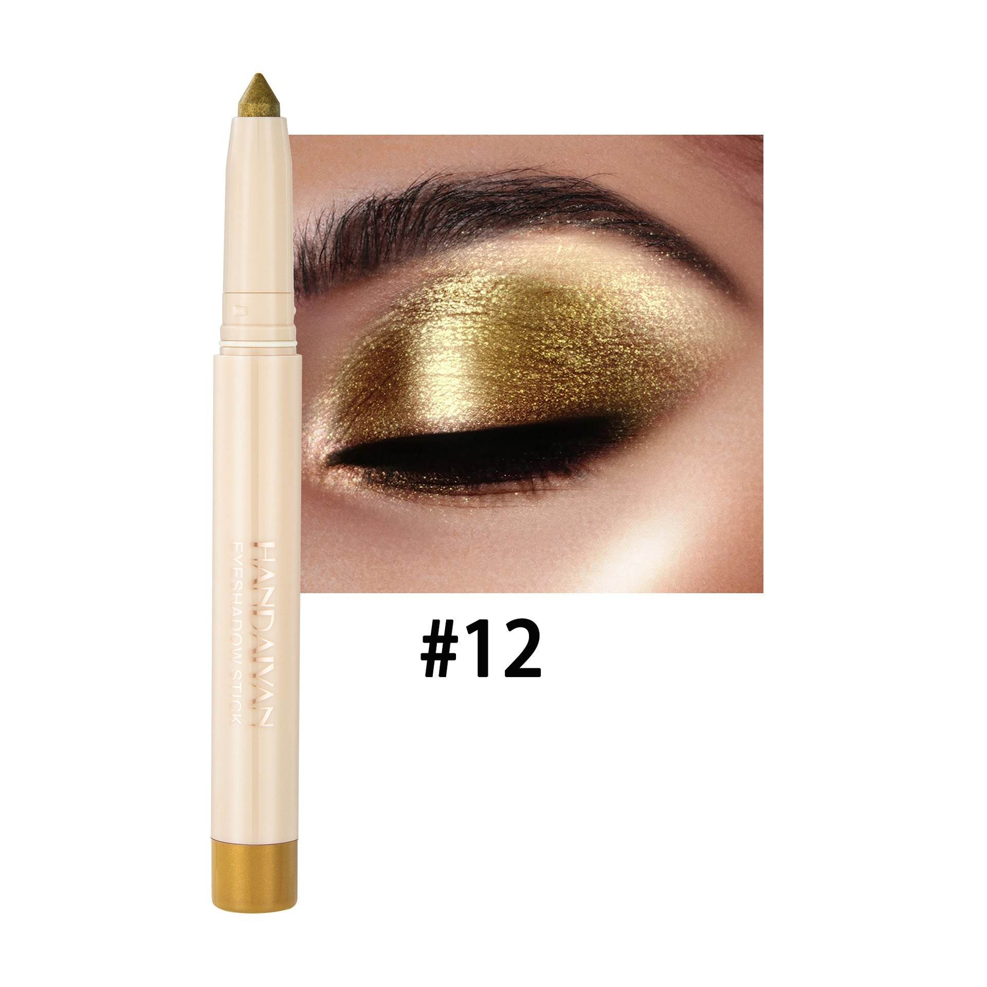 Cosmetic Eyeliner Gel Pen Lying Silkworm Mermaid Eye Shadow Pen Dual-use - Mubimart