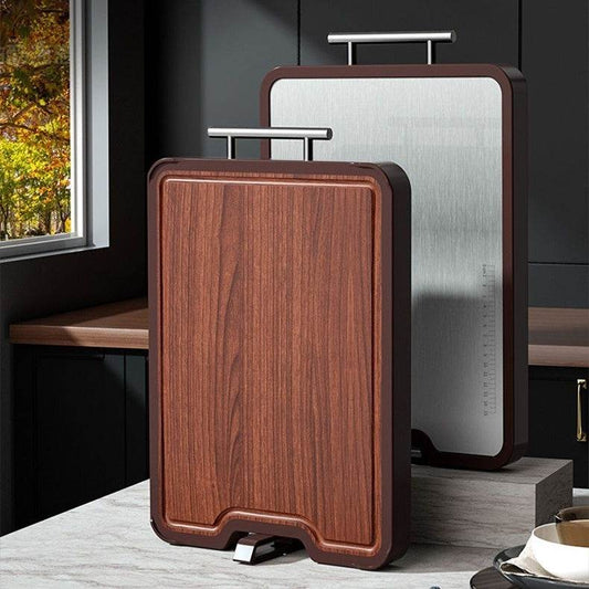 Stainless Steel Ebony Cutting Board Antibacterial And Mildewproof Double-sided Cutting Board - Mubimart