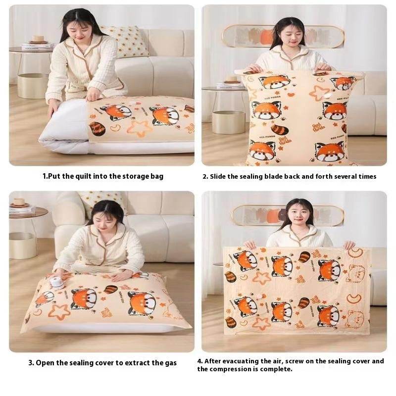 Vacuum Compression Storage Bag Travel Moving - Mubimart