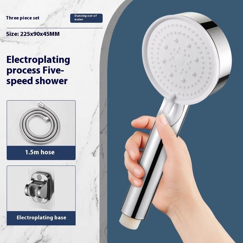 Supercharged Shower Nozzle Set Home Shower Shower Head - Mubimart