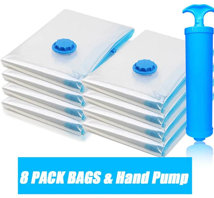 Quilt Vacuum Storage Bag Exhaust Valve Compression Clothes - Mubimart