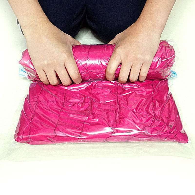 Vacuum Compression Hand Roll Travel Storage Bag - Mubimart