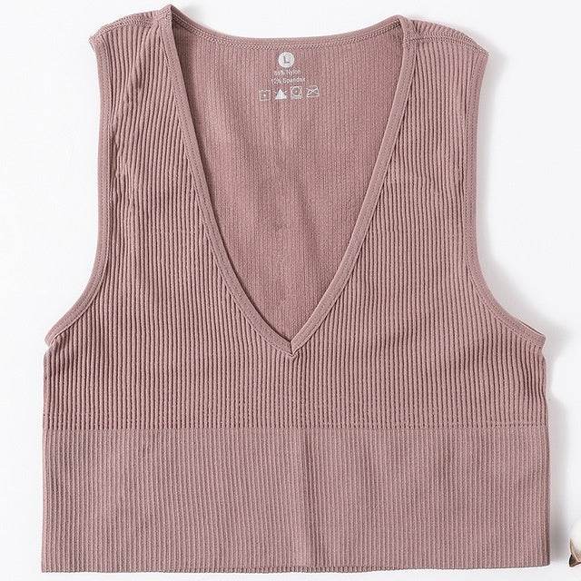 Chic Sexy Camisole Women Tank Crop Top Female Vest - Mubimart