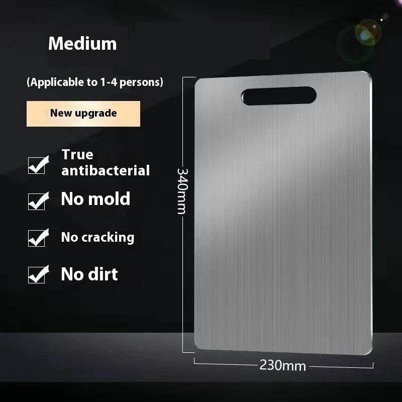 Stainless Steel Cutting Board Antibacterial Double-sided - Mubimart