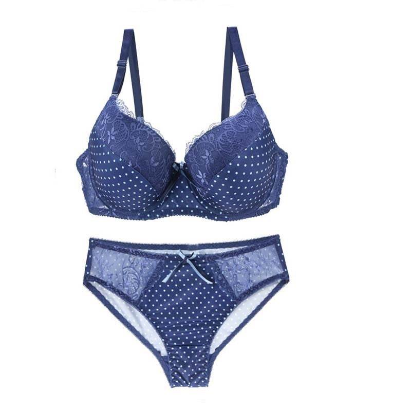 Lace Underwear Set Ladies Plus Size Bra - Mubimart