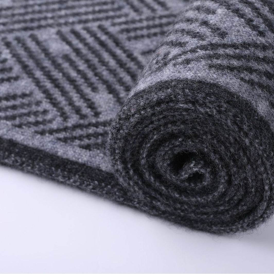 Knitted 100 Pure Wool Scarf For Men And Women Winter Korean Style Atmosphere - Mubimart