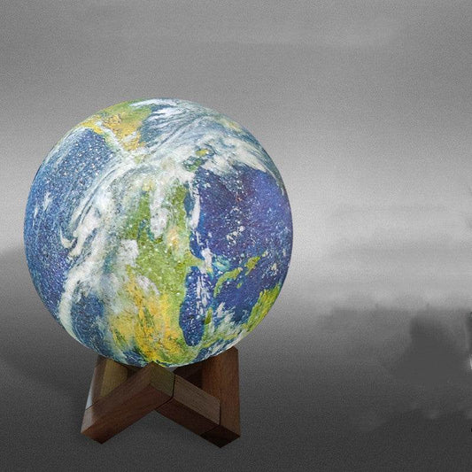 3D Print Lamp Moon Earth Lamp - Mubimart