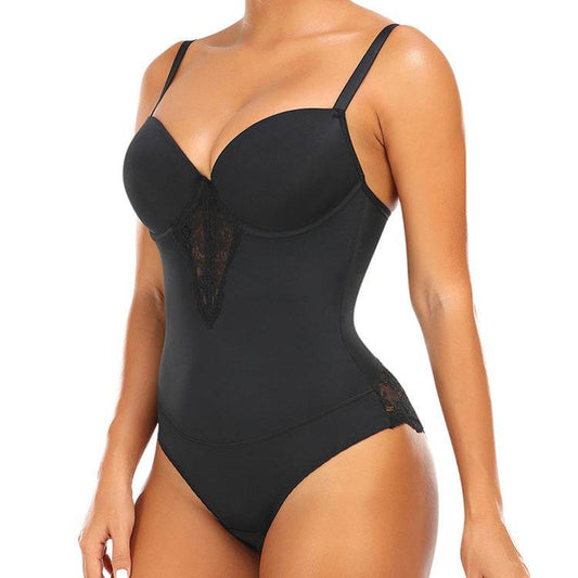 Backless Dress Wedding Dress Inner Bra Top Shoulder Strap Cross Recovery Body Corset - Mubimart