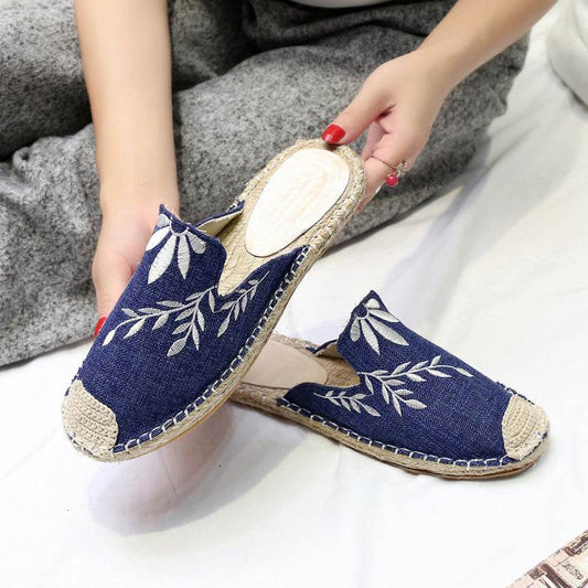 Half slippers women's lazy mules - Mubimart
