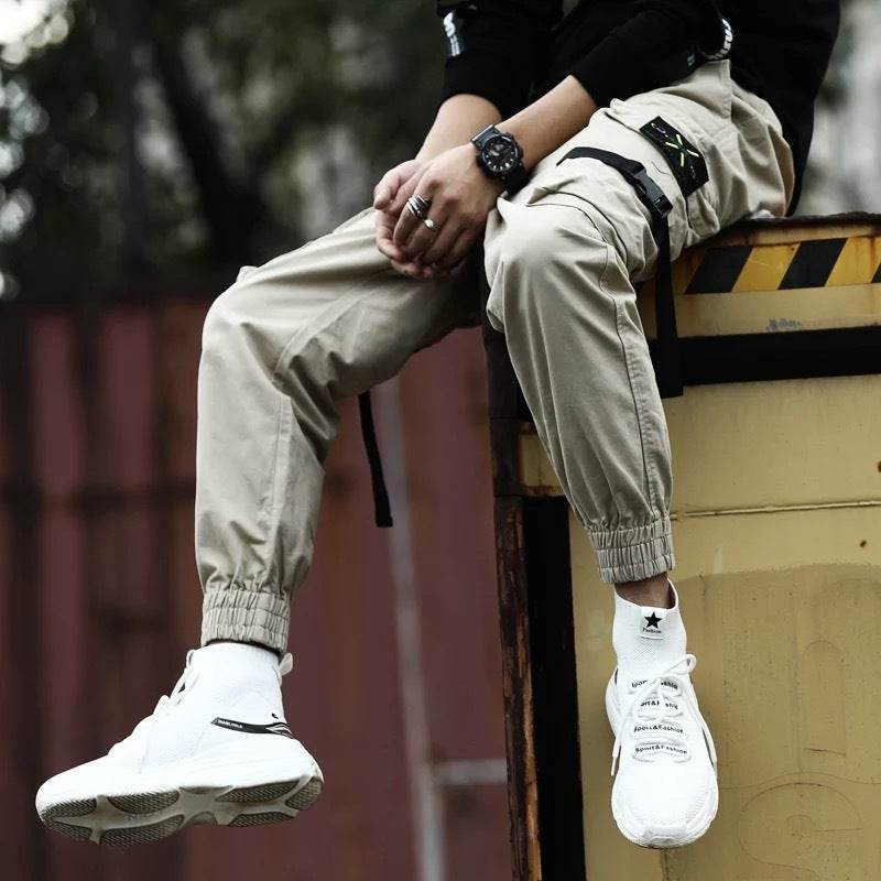 New Casual Pants Men Cotton Cargo Pants - Mubimart