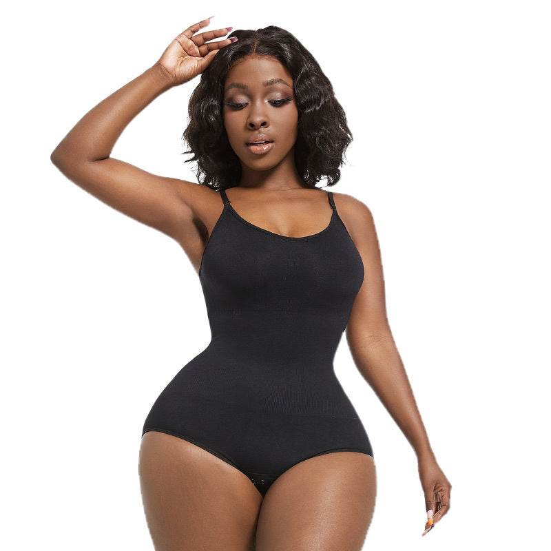 Body Shaping Women's Belly Shaping Jumpsuit Plus Size - Mubimart