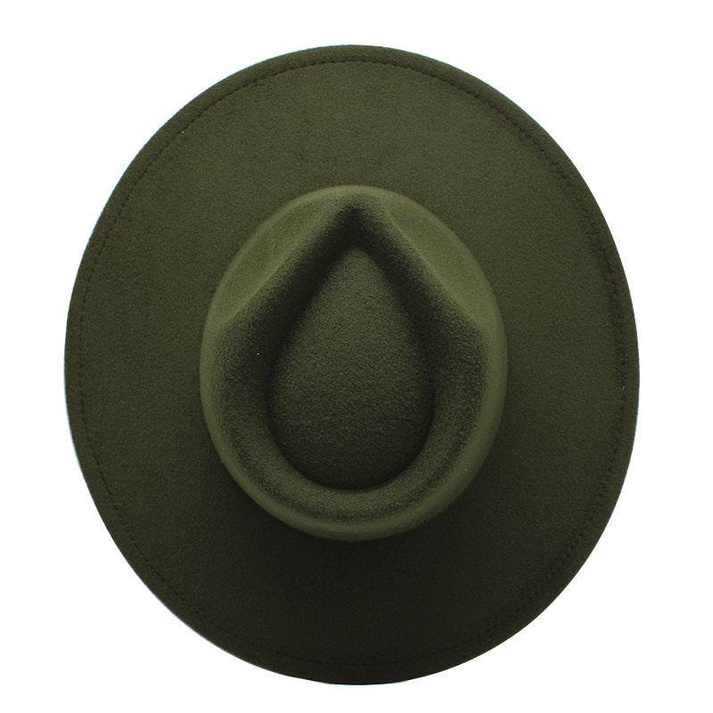 New Woolen Casual Fedora Hat - Mubimart