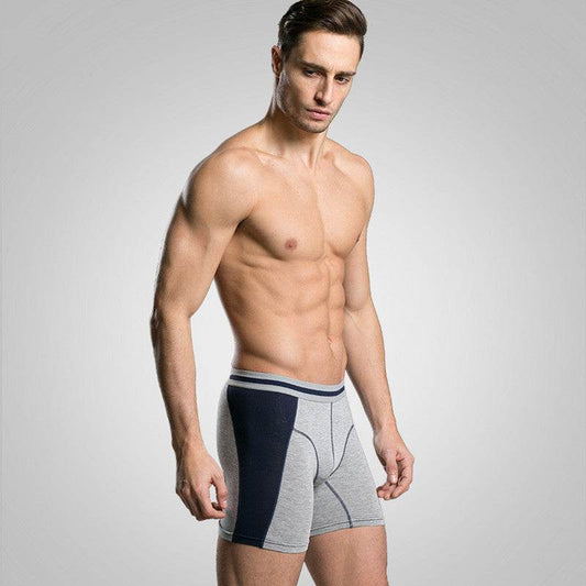 Elongated Modal Men's Boxer Briefs - Mubimart