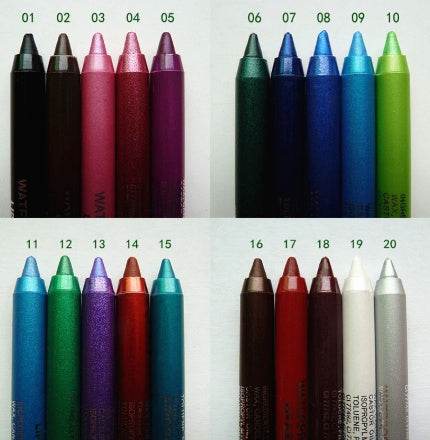 Wine Red Green Blue Purple Silver Eyeliner Eye And Eye Multi-use Eye Shadow Lipstick Eyebrow Pencil - Mubimart
