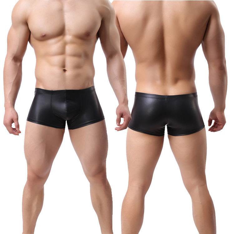 Patent leather boxer briefs - Mubimart