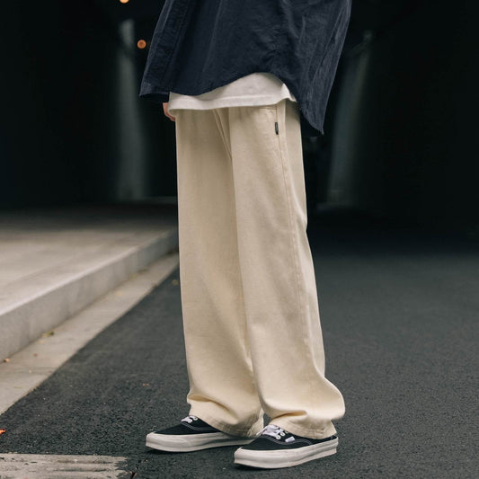 Men's Fashionable Japanese Khaki Pants - Mubimart