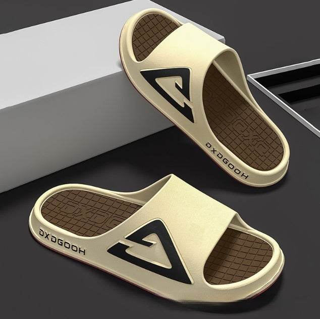 Flip-Flops Outdoor Non-slip Slip Slip-on Slippers For Men - Mubimart