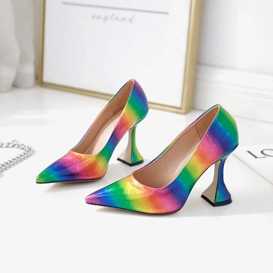 Stiletto pointed shoes - Mubimart
