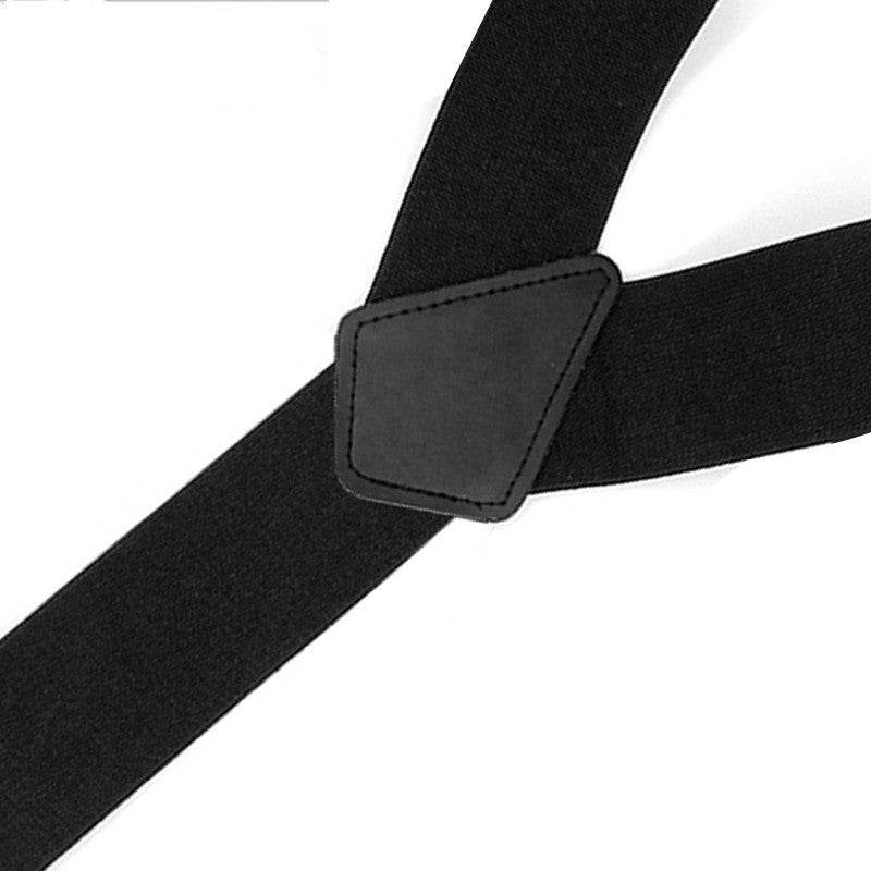 Adult Suspenders Black Men's Suspenders - Mubimart