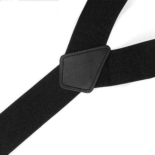 Adult Suspenders Black Men's Suspenders - Mubimart