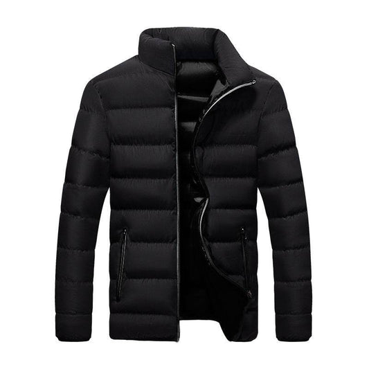 Men Winter Jacket Slim Fit Breadwear Thickened Cotton Coat Foreign Trade Mens Coat Men Plus Jackets - Mubimart