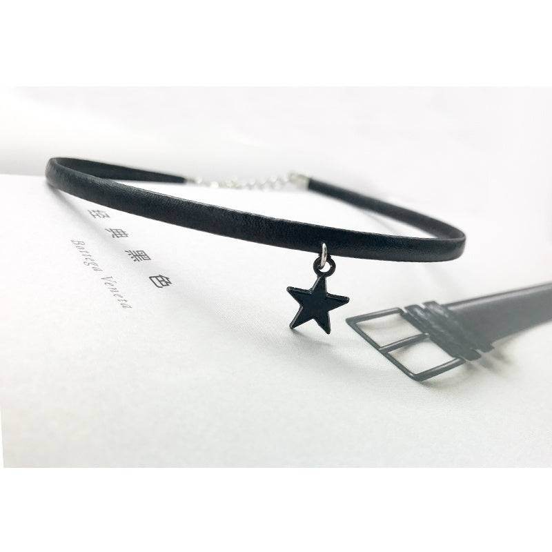 Double Harajuku Necklace Short Clavicle Chain Women - Mubimart