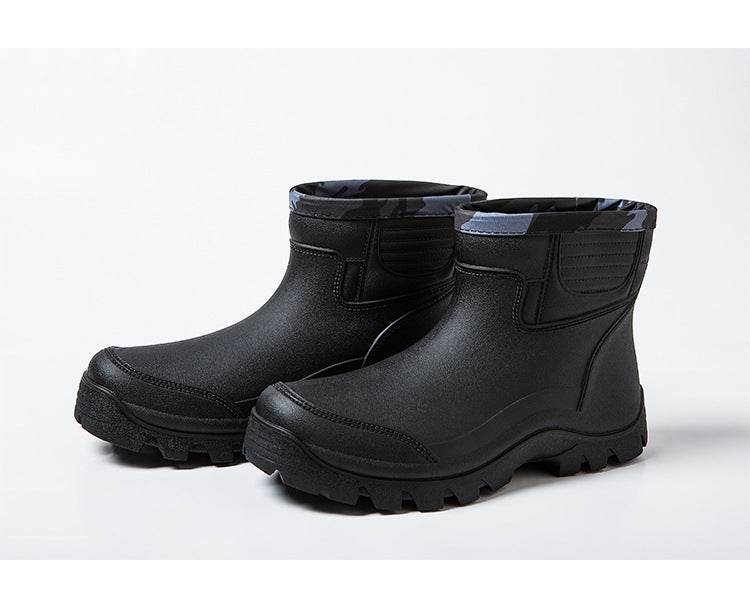 Multi-functional Men's Short Rain Boots - Mubimart