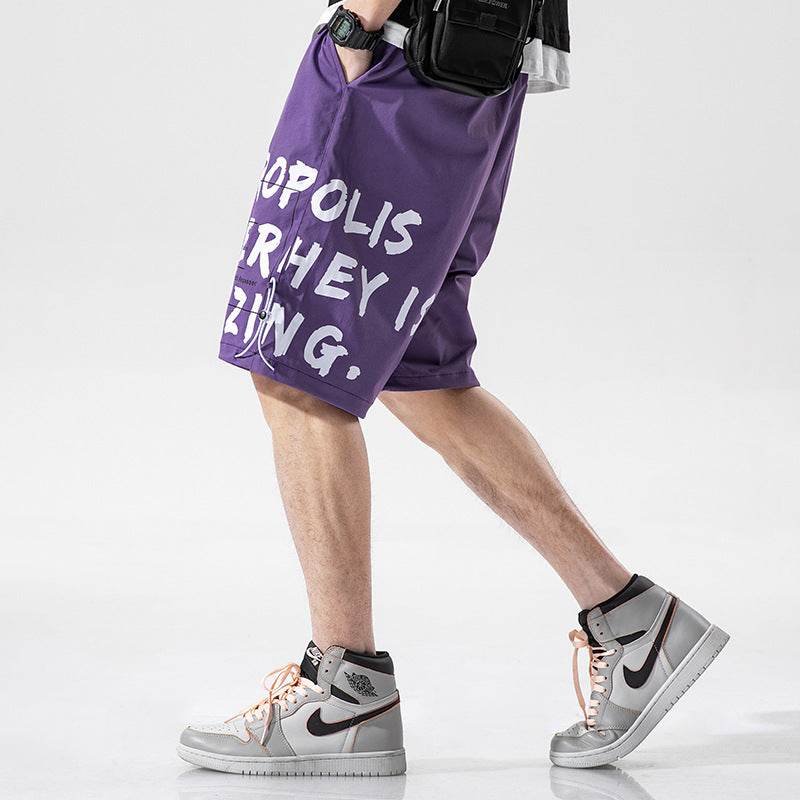 Cargo shorts casual man loose - Mubimart
