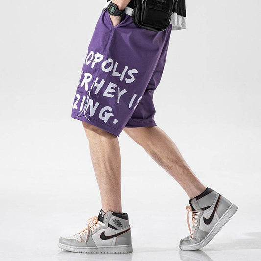 Cargo shorts casual man loose - Mubimart