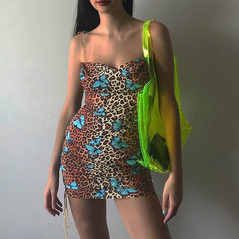 Printed camisole dress - Mubimart