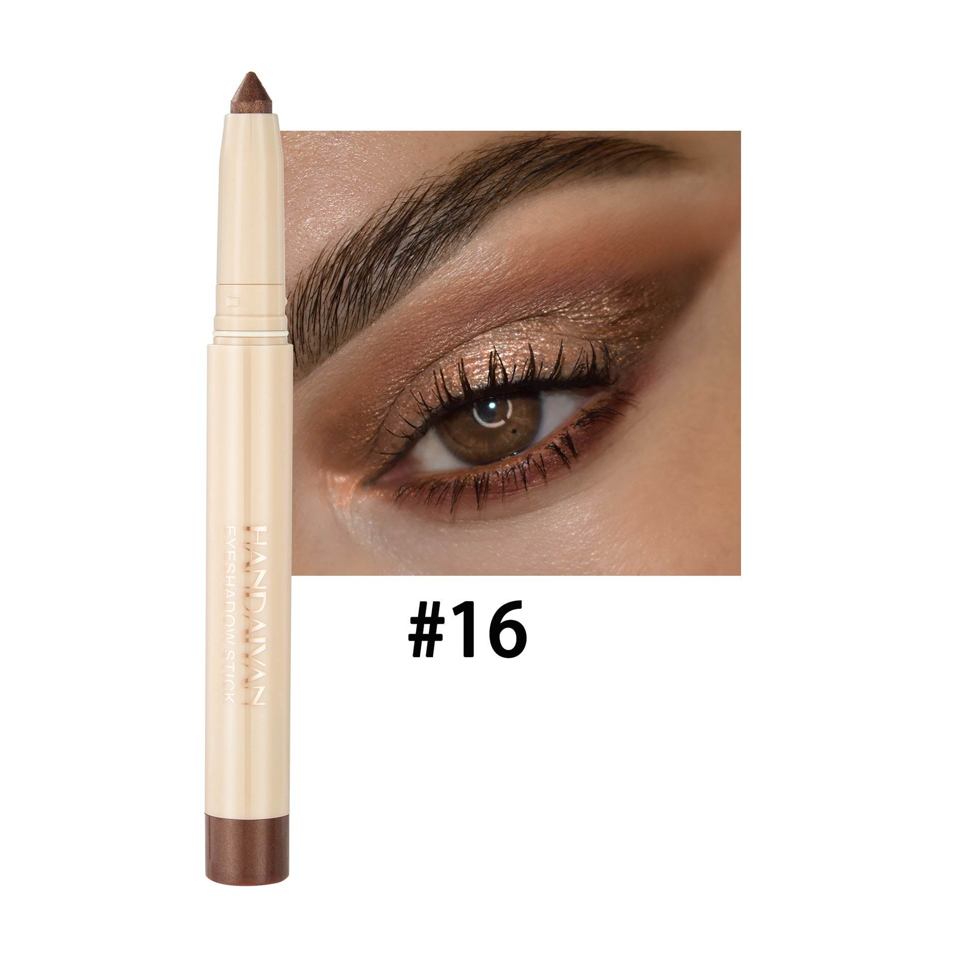 Cosmetic Eyeliner Gel Pen Lying Silkworm Mermaid Eye Shadow Pen Dual-use - Mubimart
