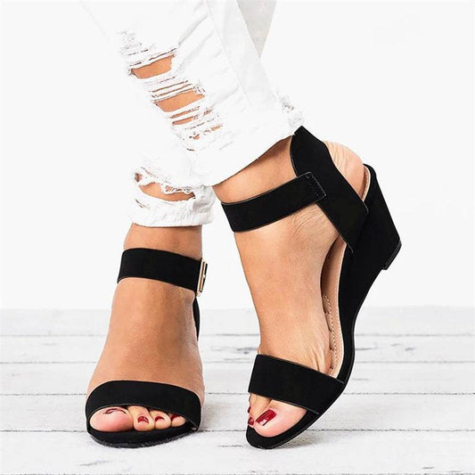 Summer new style wedge sandals women - Mubimart