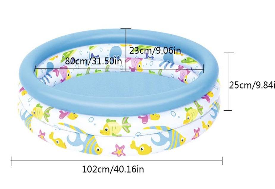 inflatable swimming pool round - Mubimart