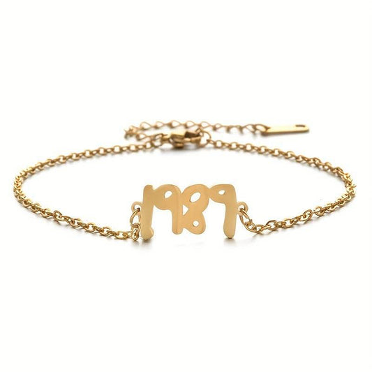Real Gold Plating O Chain Stainless Steel Anklets - Mubimart