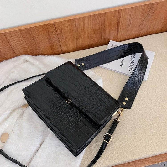 Western chic broadband messenger bag women - Mubimart