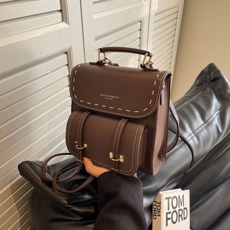 Retro Style Fashionable Backpack Casual Women - Mubimart