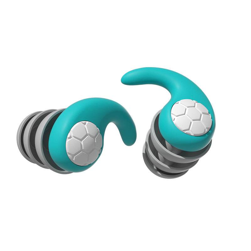Sleeping And Swimming Waterproof Three-layer Silent Silicone Soundproof And Noise-reducing Earplug - Mubimart